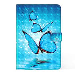 JIan Ying Case for Huawei MatePad 10.4 Slim Lightweight 3D Protector Cover Blue Butterfly