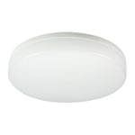 POLESTAR : Plafonnier LED rond IP65, 1500 lumens, diamètre 22cm. Blanc