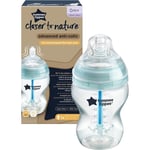 Tommee Tippee Closer To Nature Advanced Anti-Colic Baby Bottle 260ml Clear422745