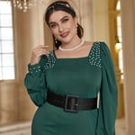 Plus Size Leveä PU Vyö Yksinkertainen Neliön Solki Naiset Takki Vyö Trendi Mekko Korsetti Koristeellinen Vyötärönauha