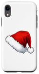 Coque pour iPhone XR Chapeau Père Noël Père Noël Dessin animé