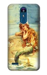 Little Mermaid Painting Case Cover For LG K8 (2018), LG Aristo 2, LG Tribute Dynasty, LG Zone 4, LG Fortune 2, LG K8+, LG K9