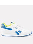 Reebok Boys Royal Classic Jog 3.0 Velcro Trainers - White Multi, White, Size 13 Younger