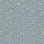 Holden Decor Indian Sunburst Blue Wallpaper Metallic Silver Effect Feature Wall