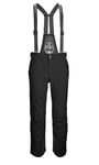 Killtec Larok 35244-000 Pantalon de Ski à Bretelles pour Homme avec bavette Amovible et Protection des Bords Noir Taille XL