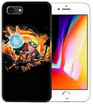 Coque pour iphone 7 / 8 / SE (2020) Manga Naruto Noir