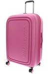 Mandarina Duck LOGODUCK + Trolley Large EXP, Red Violet, 49 cm (L) x 31 cm (W) x 75 cm (H), Linea iconica di in policarbonato