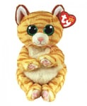 OFFICIAL TY BEANIE BABY BELLIES  MANGO GINGER CAT REG 6" SOFT TOY 40550