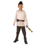 Rubie's 3014775-6000 Obi Wan Kenobi with non-light up Lightsaber Kids Fancy Dress, Boys, Multicoloured, 5-6 Years