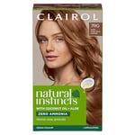 Clairol Natural Instincts Semi-Permanent No Ammonia Hair Dye, 7RG Dark Rose Gold Blonde