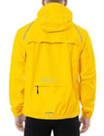 BALEAF Veste de cyclisme pour homme - Imperméable et respirante - Veste de randonnée - Coupe-vent - Veste légère - Veste de pluie - Veste de cyclisme, jaune clair, XXL