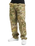 Brandit Rangerhose, Pantalon Cargo, Pantalons de Travail, Securityhose - Tactique Camouflage, 4XL