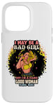 Coque pour iPhone 14 Pro Max Melanin Queen I May Be A Bad Girl But I'm A Damn Good Woman