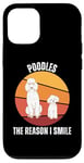 iPhone 13 Pro Vintage Poodles The Reason I Smile Vintage Poodles Dog Lover Case