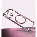 Turtos Mobildeksel MagSafe Transparent iPhone 15, Rosa AC17282