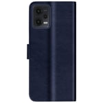 Navy Flip Case Card Holder & Video Support for Redmi Note 12 5G and Poco X5 Pro.