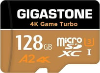 [5 Ans Récupération De Données Gratuite] Carte Mémoire 128 Go, Game Turbo Max, Vitesse Jusqu'à 160/100 Mo/S, Pour Switch, Steamdeck, 4k Video A2 V30 U3 Microsdxc Avec Adaptateur