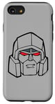 Coque pour iPhone SE (2020) / 7 / 8 Transformers Megatron Vintage Big Face Portrait