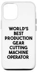 Coque pour iPhone 12/12 Pro Meilleur opérateur de machine de découpe d'engrenages de production au monde