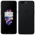 New SEALED OnePlus 5 A5000 128GB Dual-SIM Midnight Black Factory Unlocked 4G