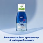 NIVEA Double Effect Waterproof Eye Make-Up Remover 125 ml Face Cleanser Mascara