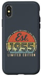 iPhone X/XS Est 1955 Vintage Edition Classic Born in 1955 Retro Birthday Case