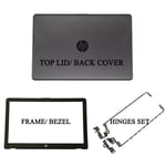 Hp Compaq Hp 15-bs132ng Laptop Black Cover Top Lid + Bezel/frame + Hinges