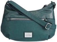 s.Oliver (Bags) 2 Wy Pleat City Bag, sacs bandoulière femme - Vert - Grün (Grün 7958), 30x22x10 cm (B x H x T) EU