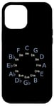 iPhone 12 Pro Max Circle Of Fifths/Fourths Music Theory Tool for Musicians Case