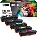 5PK Toner Cartridge for Canon 054H i-SENSYS LBP621Cw LBP623Cw MF643Cdw MF645Cx