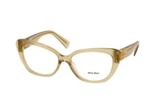 Miu Miu MU 05VV 11M1O1, including lenses, BUTTERFLY Glasses, FEMALE