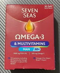 Seven Seas Omega-3 & Multivitamins MAN 50+ - 30 Day Duo Pack