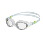 NEW SPEEDO BIOFUSE 2.0 WOMENS FEMALE SWIMMING GOGGLES CLEAR TURQUOISE ANTIFOG