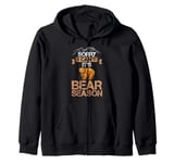 Bear Hunting Funny Wildlife Animals Hunt Zip Hoodie