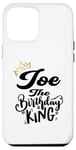 Coque pour iPhone 14 Pro Max Joe The Birthday King Chemise d'anniversaire pour hommes, garçons, adolescents