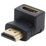 No Name Adaptateur HDMI Male/Femelle coudé 90° #