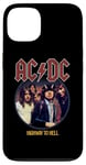 Coque pour iPhone 13 ACDC Highway To Hell Circle Rock Music Band