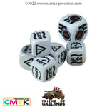 Gaslands: Skid & Gear Phase Dice Set (5+1)