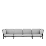 HEM - Kumo 4-seater Sofa with Armrests - Porcelain - Soffor - Anderssen & Voll - Grå - Metall/Syntetiskt/Skum/Ull