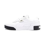 PUMA Femme Cali Wn's Sneakers, White Black, 41 EU