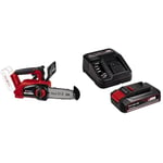 Einhell Professional Elagueuse sans fil à main FORTEXXA 18/20 TH Power X-Change (18 V, moteur sans charbon, guide-chaîne/chaîne OREGON 20 cm, 3 800 tr/min max.) avec Chargeur et Batterie 2,5Ah