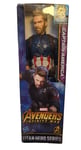 New Marvel Avengers Infinity War 12" Titan Hero Series Figure Captain America