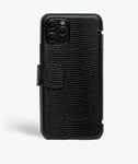 The Case Factory iPhone 11 Pro Plånboksfodral Lizard Black