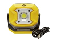 C.K Tools Oppladbart Arbeidslys, Cob-Led, 700Lm, 10W, Ip65/Ik05 (T9735usb)