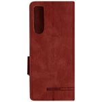 Case for Sony Xperia 10 V / 10 VI Wallet Video Stand Bordeaux