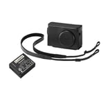 Panasonic Lumix Leather Case and Battery Kit for TZ80 - Black