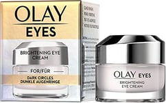 Olay Brightening Eye Cream for Dark Circles 15ml, with Vitamin B3 & Caffeine, Suitable for All Skin Types