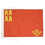 Drapeau Murcie 45x30cm - PAVILLON de Murcia - Espagne 30 x 45 cm haute qualité - AZ FLAG