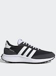 adidas Sportswear Men's Run 70s Trainers - Black/White, Black/White, Size 9, Men