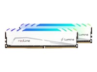 Mushkin Redline Lumina - Ddr4 - Sats - 64 Gb: 2 X 32 Gb - Dimm 288-Pin - 3200 Mhz / Pc4-25600 - Cl14 - 1.35 V - Ej Buffrad - Icke Ecc - Vit